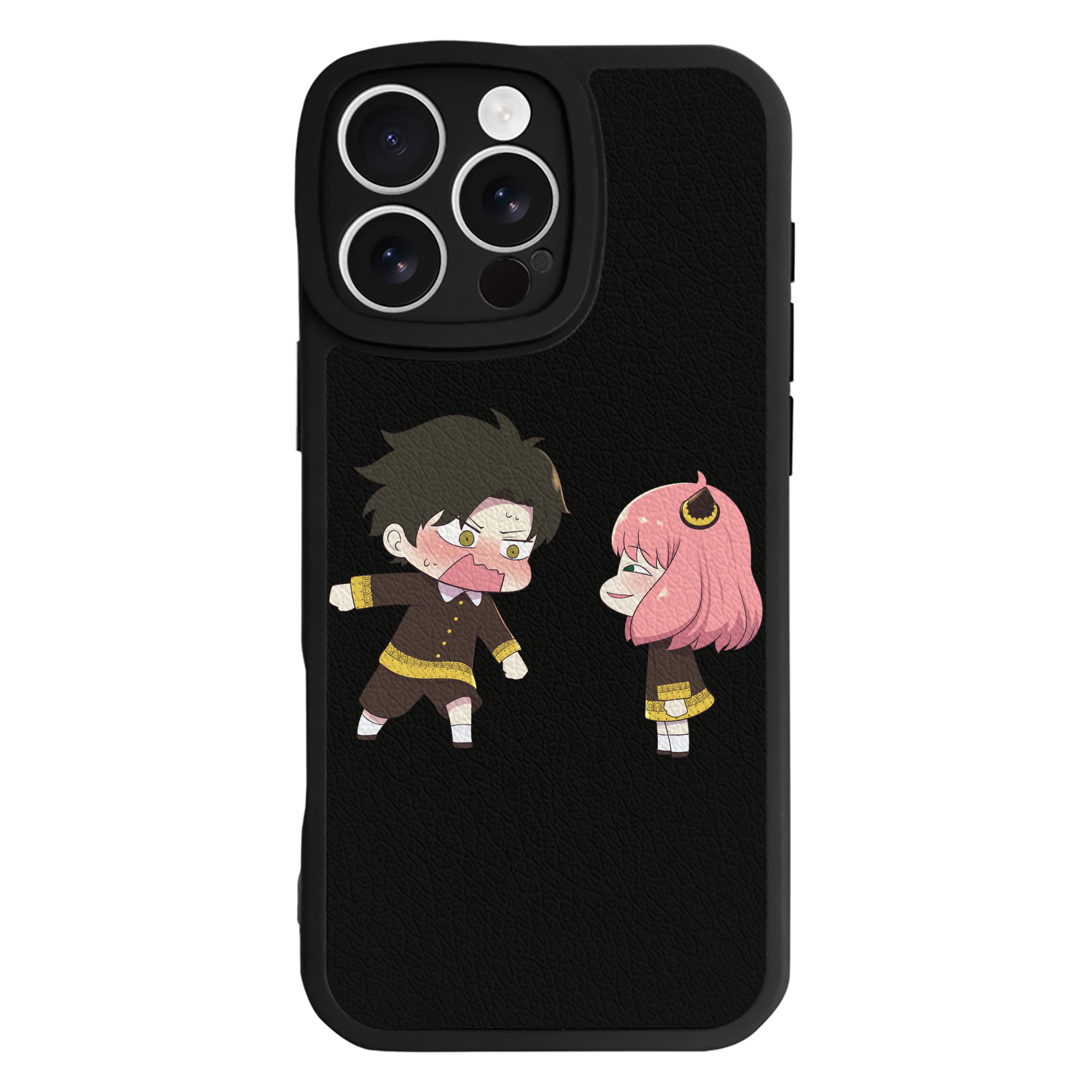 （画像用） SPY×FAMILY间谍家家酒 【iPhone 16シリーズ対応】シリコンスマホケース（レザー調） 材質：シリコン